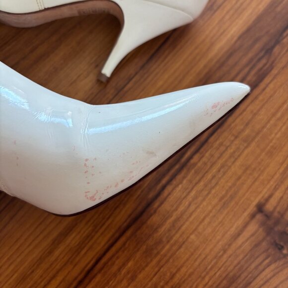 Tory Burch Vintage Leather Pointed Toe Heels - Picture 12 of 16